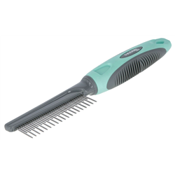 Grzebień do sierści z zaokrąglonymi zębami dla psów, 21 cm, Kerbl-347543039