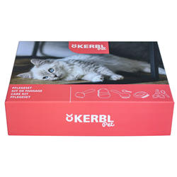 Zestaw do pielęgnacji dla kota, 7 w 1, różowy, Kerbl-347758840