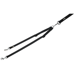 Smycz dla psa Miami rozdzielacz, 40 - 70 cm x 20 mm, czarna, Kerbl-347753704