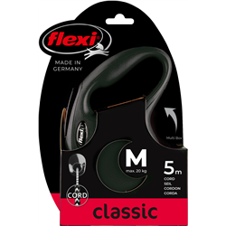 Smycz dla psa Flexi New Classic, linka, czarna, roz. XS, 3 m, 8kg-347773588