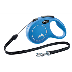 Smycz dla psa Flexi New Classic, linka, niebieska, S, 8m, 12kg-347773594