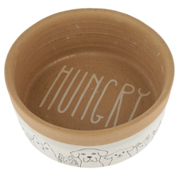 Miska ceramiczna  Hungry, biały-brązowy, 1750 ml, Kerbl-347543088