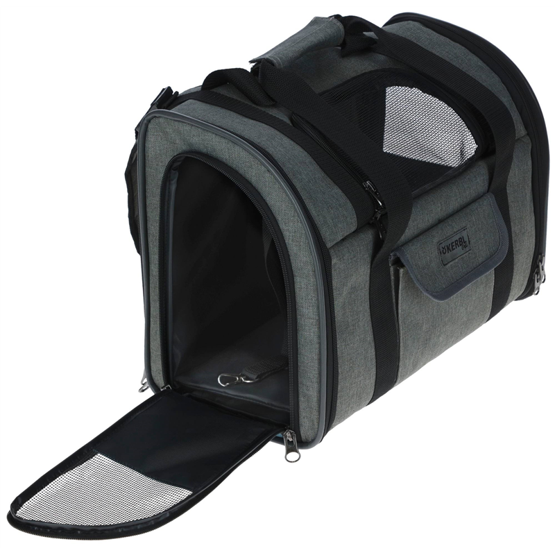 Plecak dla psa Vacation, 43 x 24 x 30 cm, szaro/niebieski, Kerbl-347758721
