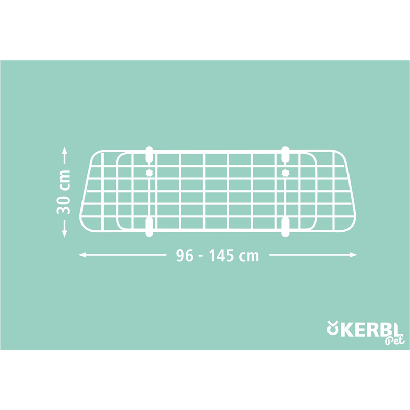 Kratka samochodowa dla psa, 30 x 96-145 cm, Kerbl-347540065