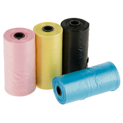 Woreczki na odchody w displayu, mix, 20 sztuk na rolce, Kerbl-347543020