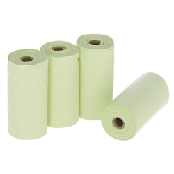 Woreczki na odchody 4 rolki x 15 szt., biodegradowalne, Kerbl-347910591