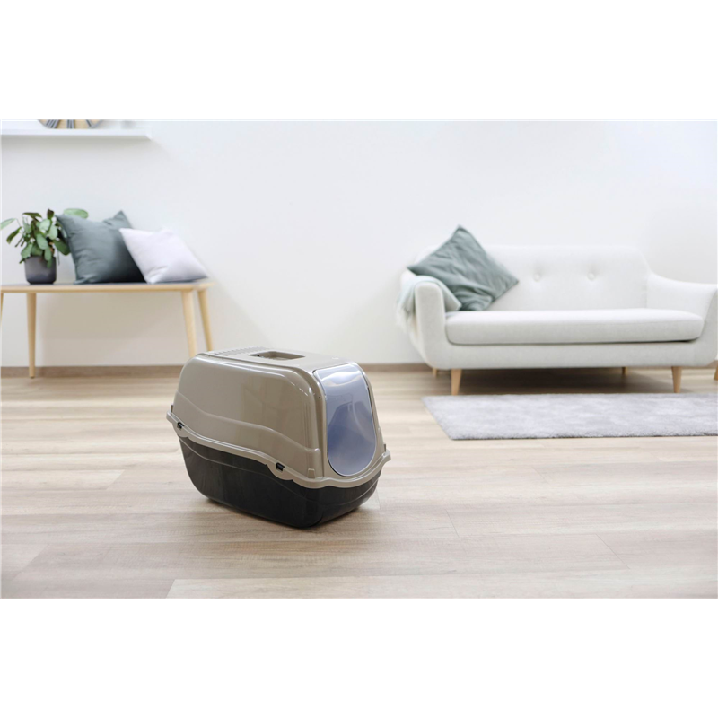 Kuweta Emma Eco, czarno- brązowa,  57 cm x 39 x 41 cm, Kerbl-347545160