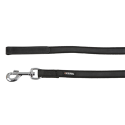 Smycz treningowa dla psa Antislip, 10 m x 20 mm, czarna, Kerbl-347543235