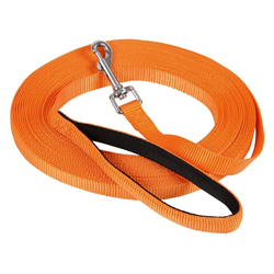 Smycz treningowa, 10m x 20mm, pomarańczowa, Kerbl-347757183