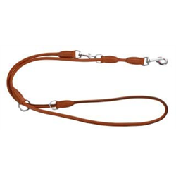 Smycz skórzana dla psa Roma, 200 cm x 8 mm, cognac, Kerbl-347753319