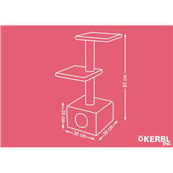 Drapak dla kota Venus Sweet, 85 cm, beżowy, Kerbl-347911537
