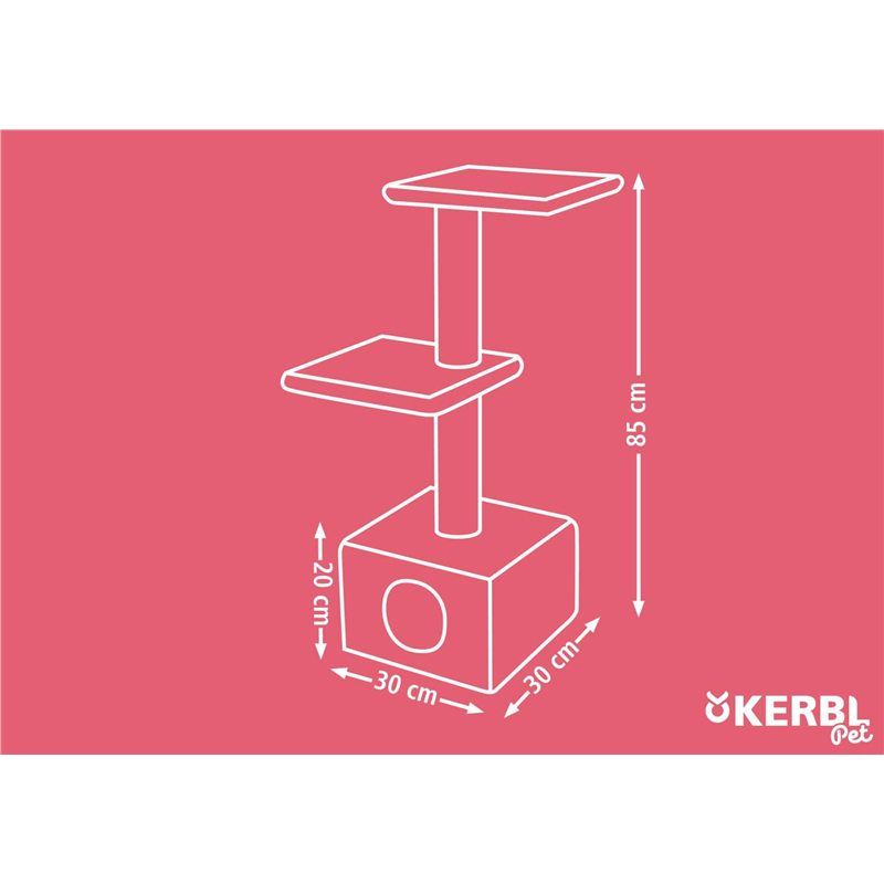 Drapak dla kota Venus Sweet, 85 cm, beżowy, Kerbl-347911537
