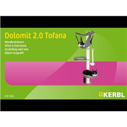 Drapak dla kota, Dolomit 2.0 Tofana, ścienny, szary, Kerbl-347753419