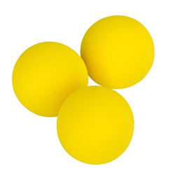 Zabawka piłka z pianki, 4,5 cm, żółte, Kerbl-347756916