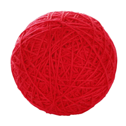 Zabawka dla kota, piłka z wełny, 10 cm, Kerbl-347752855