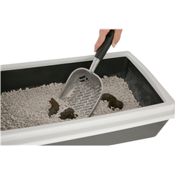 Szufelka do żwirku dla kota, aluminium, 35 x 14 cm, Kerbl-347756789