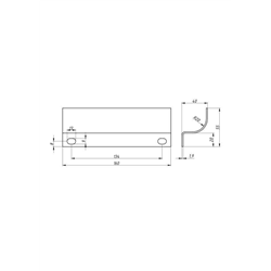 Łopatka tarczy rozrzucającej 210 mm rozsiewacz RCW-5-347868286