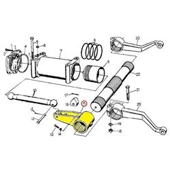 Dźwignia główna podnośnika hydraulicznego Ursus C-330-1202193