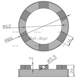 Nakrętka dociskająca łożysko kosiarka czeska ZTR 508905014-1208253