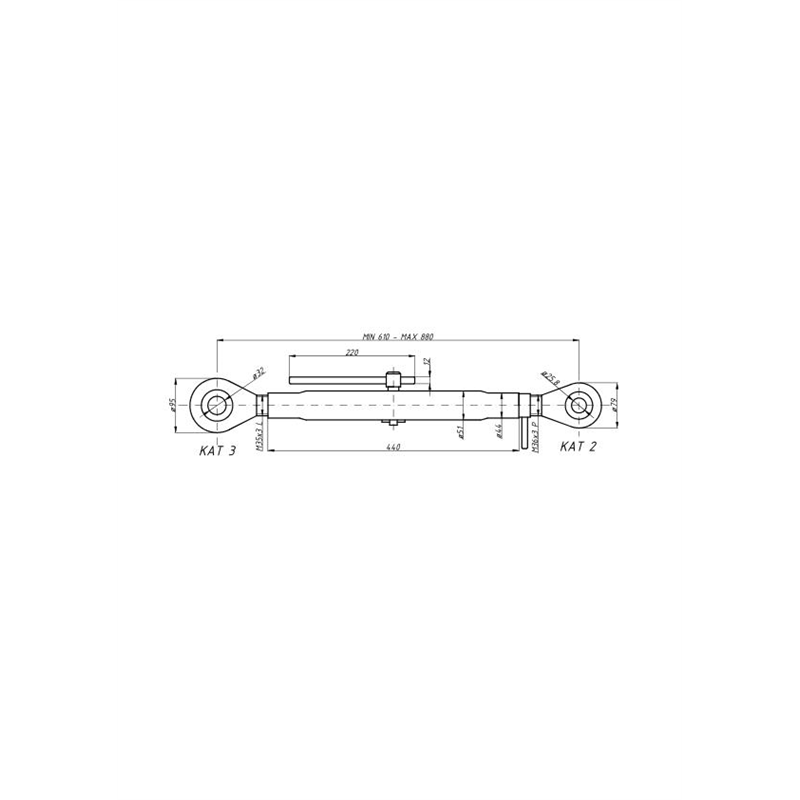 Łącznik centralny kula FI-25,4mm/FI-25,4mm 64903517 Ursus C-385 Zetor ZTS-347867125