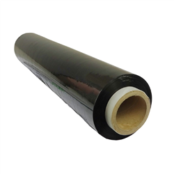 Folia stretch czarna rolka 2,6kg-347501043