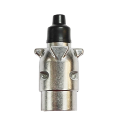 Wtyczka elektryczna 7 biegunowa W-7 aluminiowa-347772967