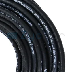 Wąż do paliw olei DN04 FI-4 20 bar 2.0 Mpa Premium HYDRAL sprzedawany na metry-347522286