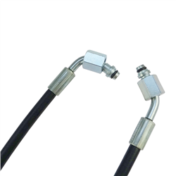 Przewód elastyczny układ pochylania / podnoszenia kabiny kierowcy L-460mm M12x1,5 GTA MAN PROKOM-347481379