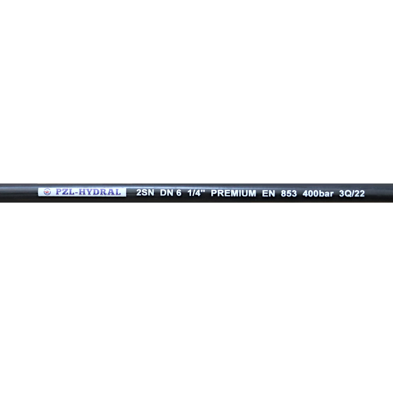 Wąż hydrauliczny do zakuwania DN06 2-oplotowy 400 Bar (sprzedawany po 50m) HYDRAL-347506804