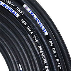 Wąż hydrauliczny do zakuwania DN08 1-oplotowy 215 Bar (sprzedawany po 100m) HYDRAL-347506812
