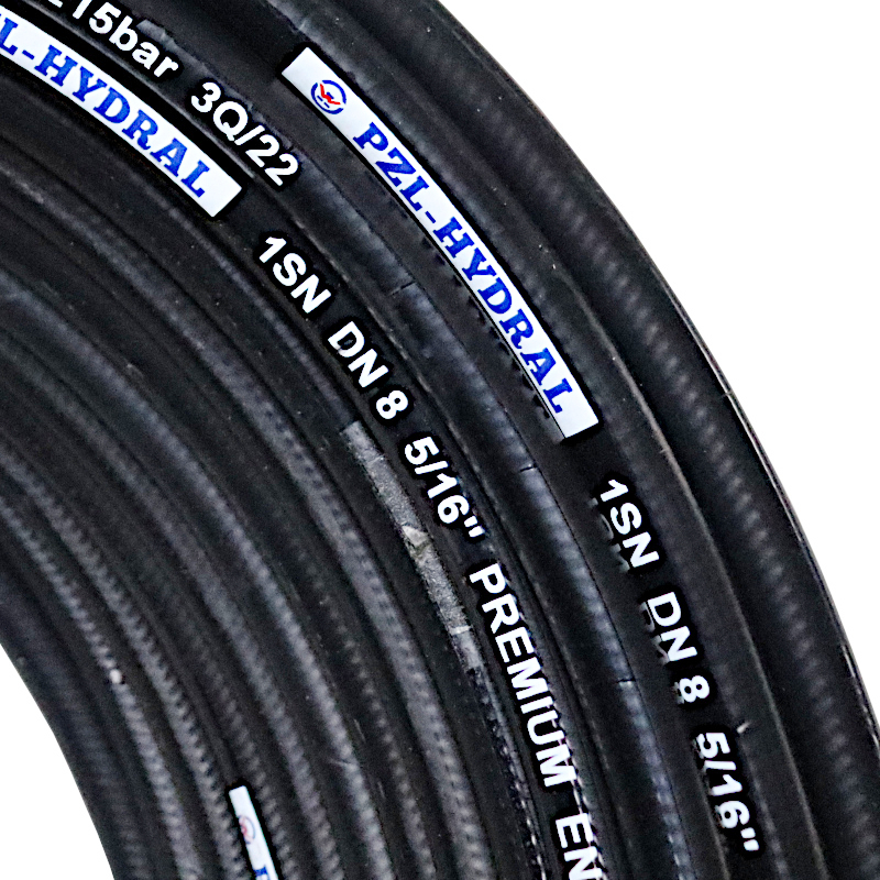 Wąż hydrauliczny do zakuwania DN08 1-oplotowy 215 Bar ( sprzedawany na metry ) HYDRAL-347508042