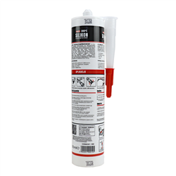 Silikon wysokotemperaturowy kartusz 300ml od -40do +300C czerwony Technicqll-347480771