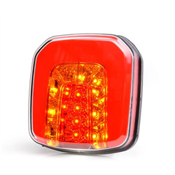 Lampa zespolona tylna uniwersalana W145 wodoodporna IP68 prawa - lewa 12/24V LED neon-347495178
