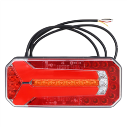 Lampa zespolona tylna prostokątna W150 7-funkcyjna 12V/24V wodoodporna IP68 LED neon smart stop-347522653