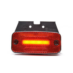 Lampa obrysowa pozycyjna boczna W157 12V/24V wodoodporna IP68 LED Czerwona neon z przewodem-347495261