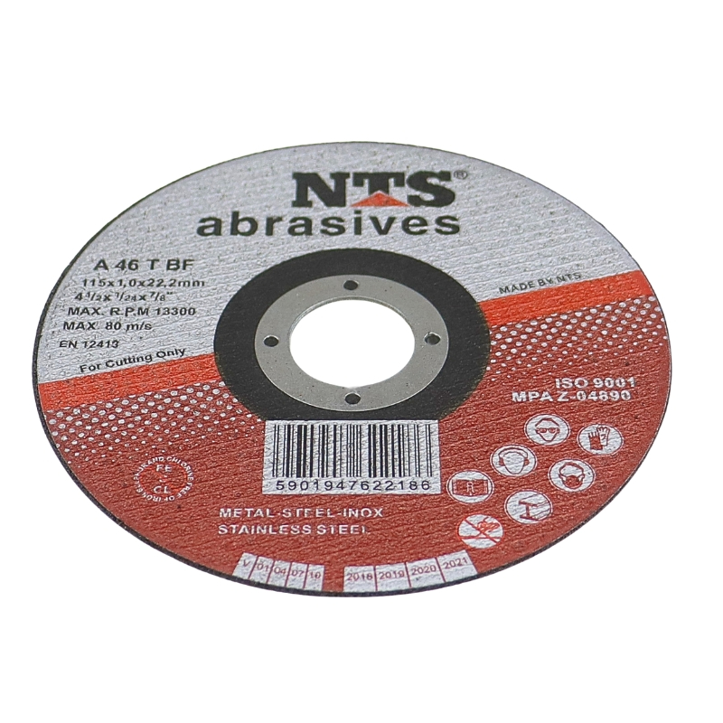 Tarcza do cięcia metalu i stali nierdzewnej 115X1,0X22 Metal-Inox NTS-347774129