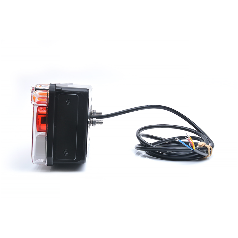 Lampa zespolona tylna naczepy TIR W170P 12-24V dynamiczny kierunek wodoodporna IP56 LED z przewodem prawa-347495218