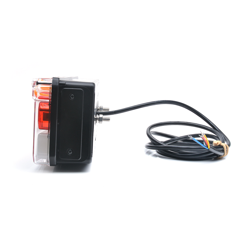 Lampa zespolona tylna naczepy TIR W170DDL 12-24V dynamiczny kierunek wodoodporna IP56 LED z przewodem lewa-347495202