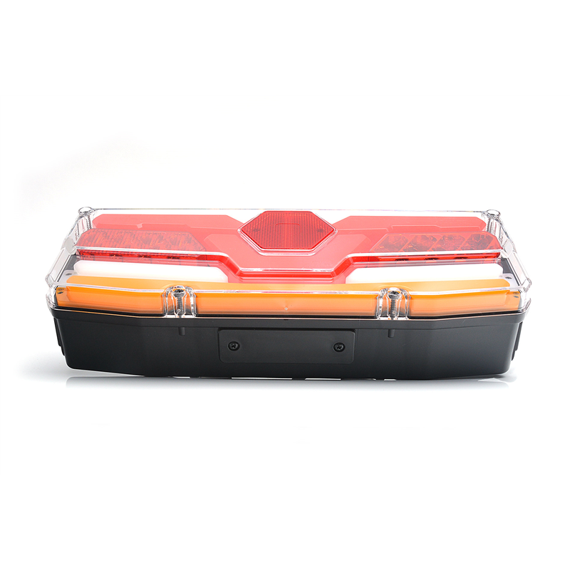 Lampa zespolona tylna naczepy TIR W171P 12-24V dynamiczny kierunek wodoodporna IP56 LED z przewodem prawa-347495197