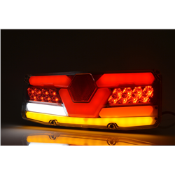 Lampa zespolona tylna naczepy TIR W171P 12-24V dynamiczny kierunek wodoodporna IP56 LED z przewodem prawa-347495200