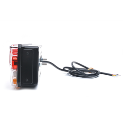 Lampa zespolona tylna naczepy TIR W171DDL 12-24V dynamiczny kierunek wodoodporna IP56 LED z przewodem lewa-347495184