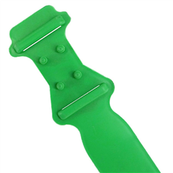 Opaska do znakowania zwierząt zielona 37-50cm-347501933