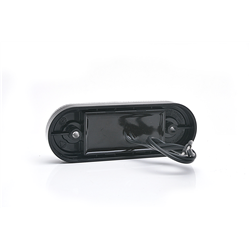 Lampa obrysowa pozycyjna przednia W174 12V/24V wodoodporna IP68 LED Biała neon z przewodem-347495175