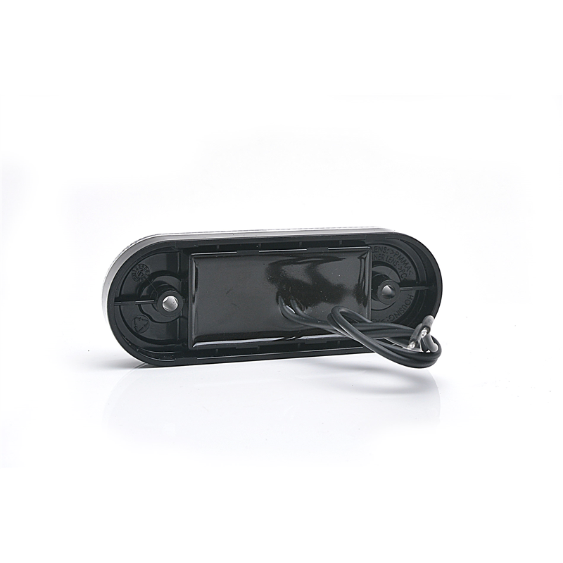 Lampa obrysowa pozycyjna przednia W174 12V/24V wodoodporna IP68 LED Biała neon z przewodem-347495175