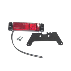 Lampa zespolona pozycyjna obrysowa tylna W45N 1 LED 12V/24V wodoodporna IP68 LED Czerwona z przewodem-347498708