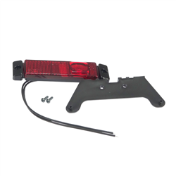 Lampa zespolona pozycyjna obrysowa tylna W45N 1 LED 12V/24V wodoodporna IP68 LED Czerwona z przewodem-347498710