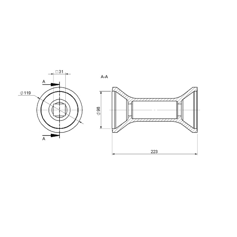 Tuleja odległościowa brony talerzowej 224mm Famarol U-236 Polska-347289028