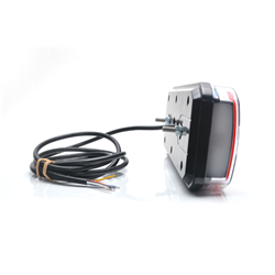 Lampa zespolona tylna prostokątna W184 LED 12V/24V wodoodporna IP68 LED kierunek pływający neon lewa z przewodem-347495161