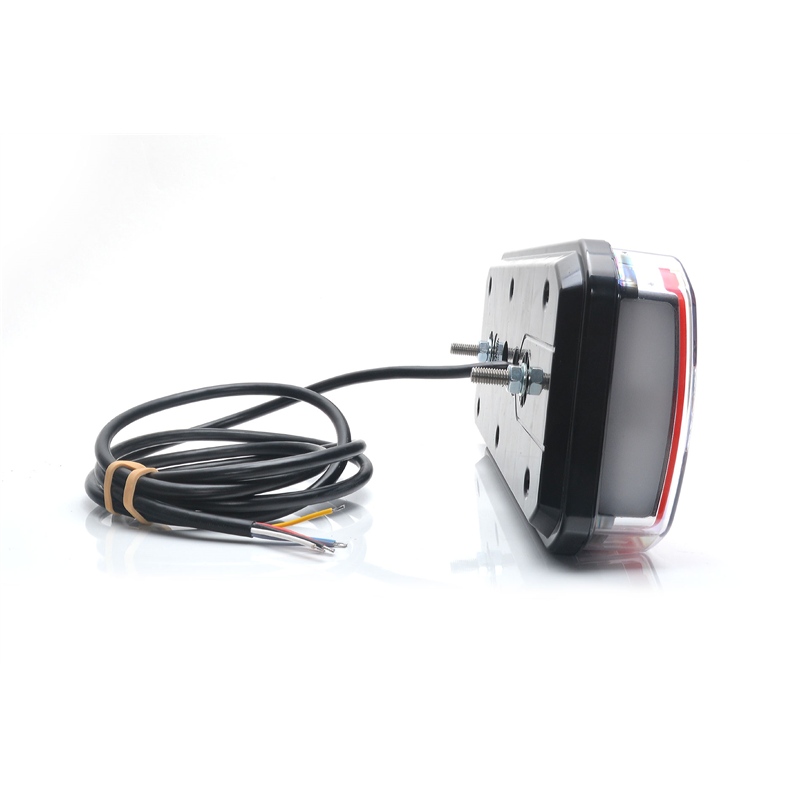 Lampa zespolona tylna prostokątna W184 LED 12V/24V wodoodporna IP68 LED kierunek pływający neon lewa z przewodem-347495161