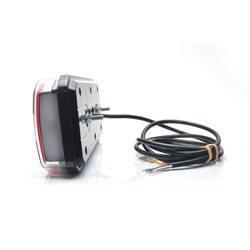Lampa zespolona tylna prostokątna W184DD LED 12V/24V wodoodporna IP68 LED kierunek pływający neon prawa z przewodem-347495149